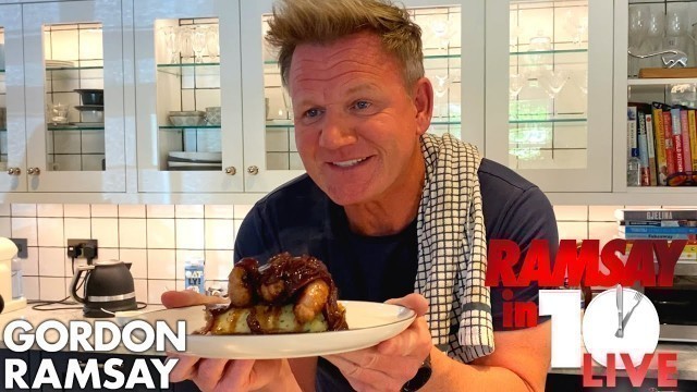 'Gordon Ramsay Makes Quick & Easy Bangers & Mash | Ramsay in 10'