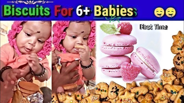 'Baby\'s First Biscuit | Toddler Eating Food | Best Biscuits For Baby | Food For 6+ Babies |First Time'