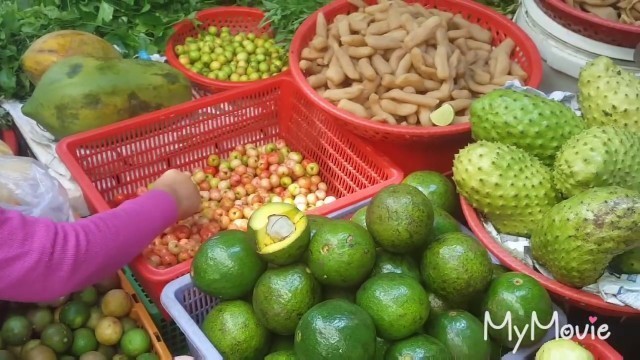 'Fresh Daily Food In Market - Everyday Foods And Life In Cambodian Market - Amazing Food'