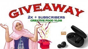 'GIVEAWAY എത്തി മക്കളെ......❣️