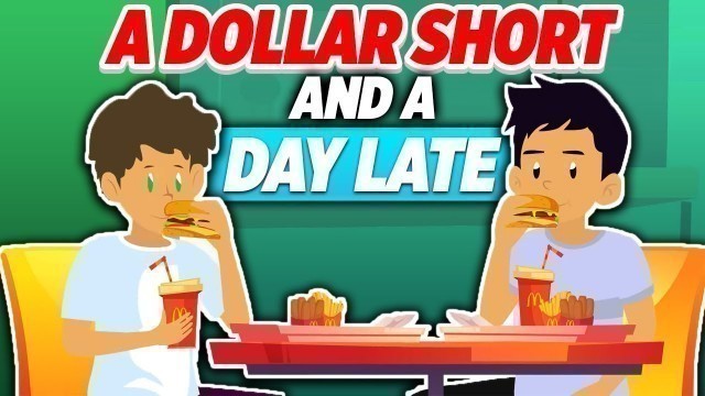 'A Dollar Short And A Day Late | Junk Food Animated Story | Jason I AM'