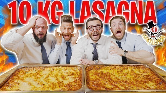 '10 KG DI LASAGNA CHALLENGE vs I GENTLEMEN! - Thomas Hungry, Maurizio Merluzzo, Danny Lazzarin'