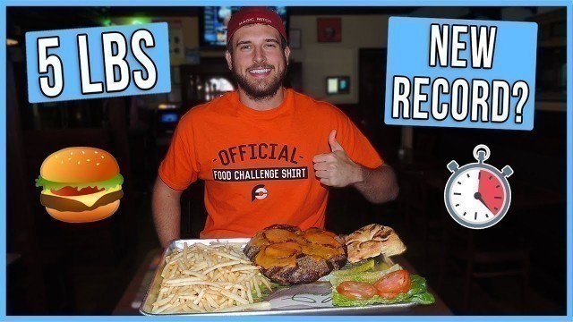 'Giant Bacon Cheeseburger Food Challenge in New York'