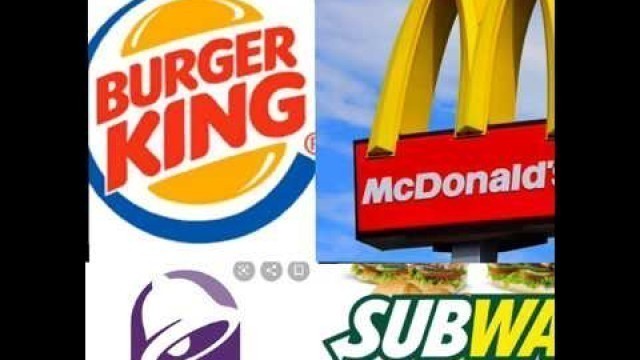 'FINAL 4:  Fast Food Bracket List'