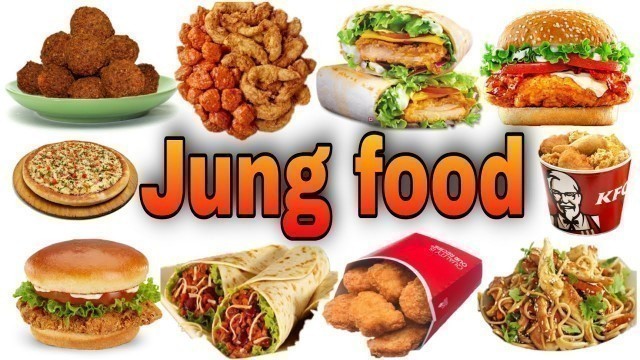 'junk food name list in english । fast food name list in english with pictures'