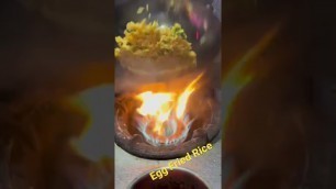 'Egg Fried Rice , street food China'