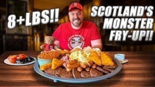 'Nobody Had Eaten HALF of This Undefeated 8lb \"Lizzie\" Scottish Fry Up Breakfast Challenge!!'