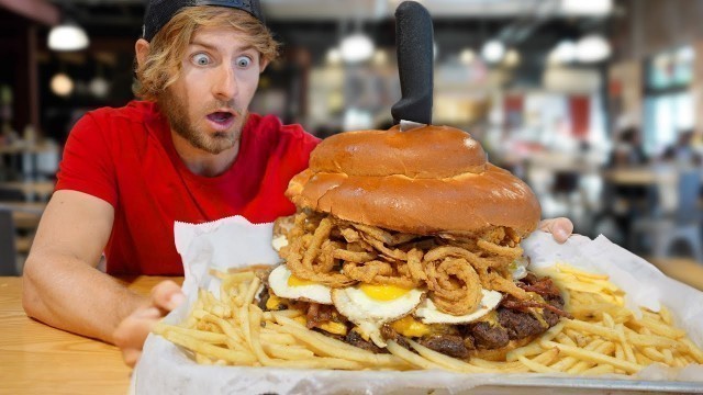 'THIS BURGER CHALLENGE HAS DEFEATED 1,000+ PEOPLE! | ELECTRIC EATS THE WORLD #5'