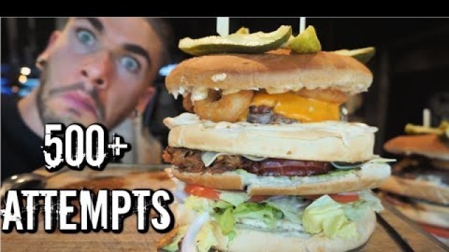 'BIG PULLED PORK BURGER CHALLENGE | BIG BBQ Burger in Calgary Alberta | Man Vs Food'