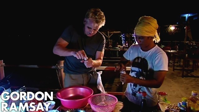 'Gordon Ramsay Fishes & Cooks Squid | Gordon\'s Great Escape'