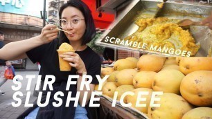 'STIR FRY SLUSHIE ICEE, popular street food, China food tour, what to eat in China, Southern China'