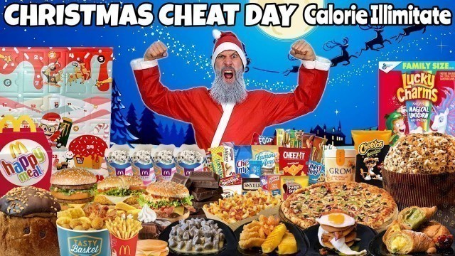 'CHRISTMAS Cheat Day - 24 ORE di CALORIE ILLIMITATE CHALLENGE - MAN VS FOOD'