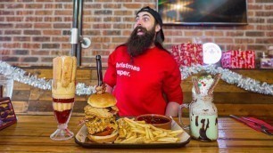 '\"£500 SAYS YOU CAN\'T FINISH THAT IN 11 MINUTES\" | JEM\'S PIT STOP\'S MEGA CHALLENGE | BeardMeatsFood'