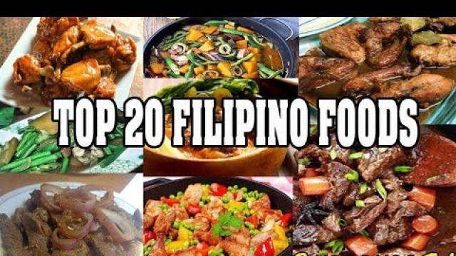 'Top 20 Filipino foods'