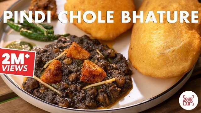 'Pindi Chole Bhature Recipe | No Onion, No Garlic, No Tomato | Fluffy Bhatura | Chef Sanjyot Keer'