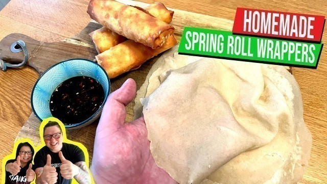 'Ziangs: Spring roll wrapper pastry and veggie spring rolls'