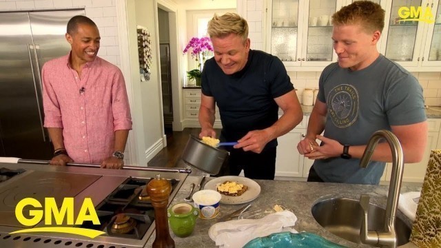 'Gordon Ramsay\'s perfect scrambled eggs tutorial | GMA Digital'