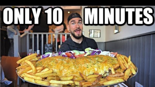 'INSANE ENGLISH FRIED CHICKEN CHALLENGE (Chicken Parmo Challenge) WITH £100 CASH PRIZE'