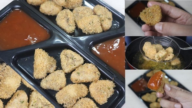 'Potato Cheese Triangle Nuggets Recipe | Cheese Triangle Balls | Cixa Food Labs'