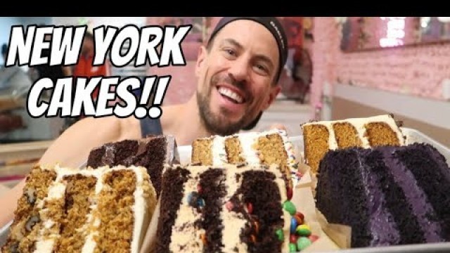 'BIGGEST & BEST CAKE CHALLENGE IN NEW YORK CITY @JoelHansen UNDEFEATED | MAN VS FOOD |'