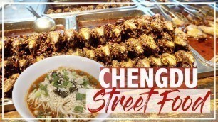 'AMAZING Chinese STREET FOOD Tour in Chengdu, Sichuan, China | Best Street Food in China'