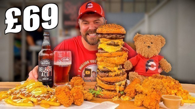 'Sixty Nine\'s Massive \"Filthy\" Burger Challenge in Belfast, Northern Ireland!!'