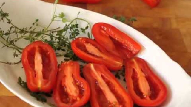 'Food Wishes Recipes - Oven-Dried Tomatoes - San Marzano Tomatoes Dried in the Oven'