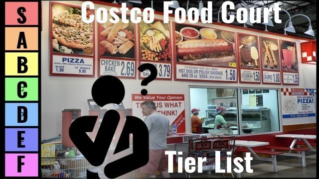 'Costco Food Court Tier List'