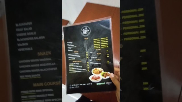 'Ran\'s Food And Coffee Bar List Menu  #sukabumicity on Sudirman Street'