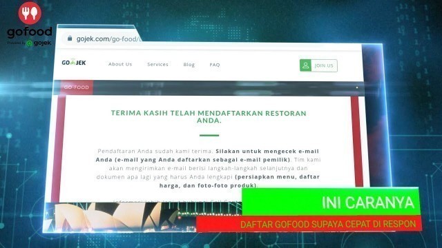 'Ini Caranya Daftar GoFood Supaya Cepat di Respon'