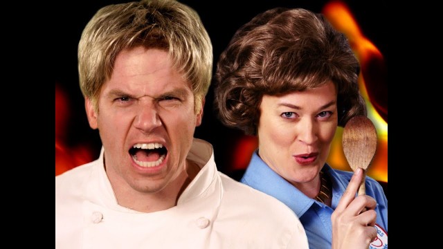 'Gordon Ramsay vs Julia Child. Epic Rap Battles of History'