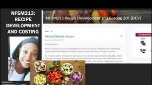 'Virtual NFSM Food Labs'