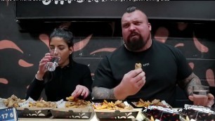 '5lb food challenge Vs. EDDIE HALL | GirlVsBeast | Shutkeverofficial'