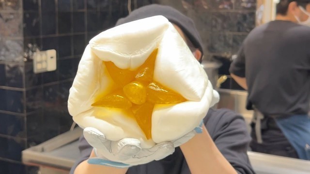 '職人による巨大な手作りキャンディショー Handmade Candy・Japanese Street Food・수제캔디・PAPABUBBLE・パパブブレ・製造風景・飴細工'