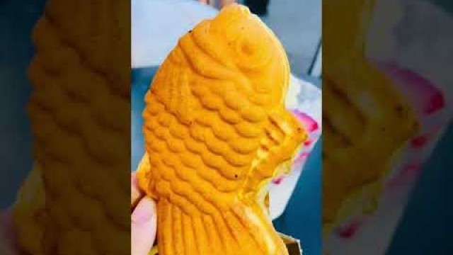 'TAIYAKI JAPANESE STREET FOOD / PINOY FAMILY IN CALIFORNIA #taiyaki #shorts'