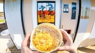 'Vending Machine Soba Noodles Japanese Street Food'