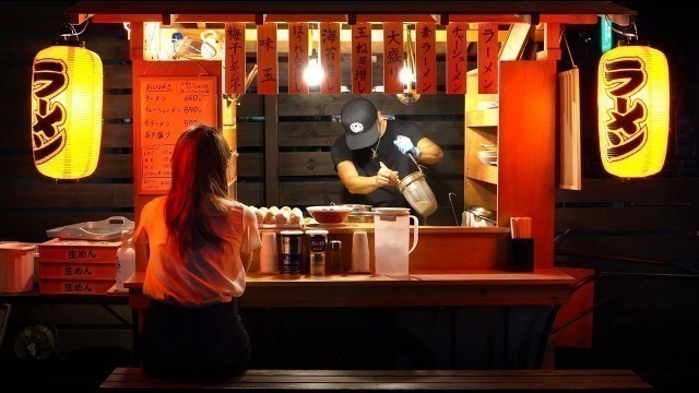 'ラーメン屋台 - Ramen Japanese street food - Old style ramen stall 屋台ラーメン 라면 拉面 拉麵 - Tokyo'