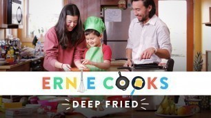 'Ernie Cooks Deep Fried Food | Ernie Cooks | HiHo Kids'