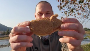 'Japanese Street Food: Taiyaki (Fish Shapped Cake)'