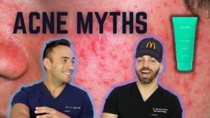 'Debunking Common Acne Myths! Drinking water? Fried food? Spot treating? | Doctorly Debunked'