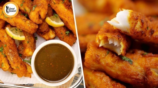 'Restaurant Style Spicy Finger Fish Fry Recipe by Food Fusion'