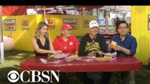 'Iowa State Fair combines fried food and political speeches'