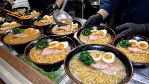 '라멘 500그릇 매일 완판? 일본라멘 대회 1등! 미친 퀄리티 마제소바, 돈코츠 라멘 Amazing Japanese Ramen - Korean street food'