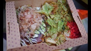 'Little Tokyo NYC - Amazing Japanese Street Food in New York City - Otafuku x Medetai | Okonomiyaki'