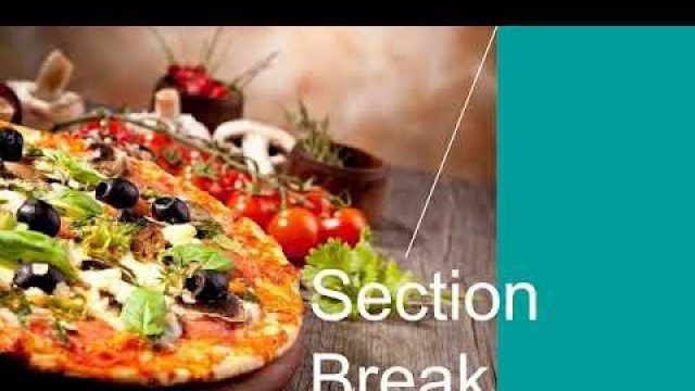 'Simple Pizza Presentation - PPT Template'