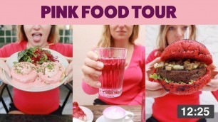 'I Ate Only Pink Foods For A Day In Lisbon'