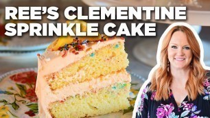 'Ree Drummond\'s Gorgeous Clementine Sprinkle Cake | The Pioneer Woman | Food Network'