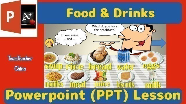 'Food & Drinks TEFL Powerpoint Lesson Plan | Classroom PPT Games'