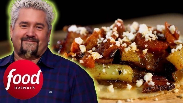 'Guy Fieri Asks Chefs To “Take Bacon To The Extreme” With A $18 Budget  | Guy\'s Grocery Games'