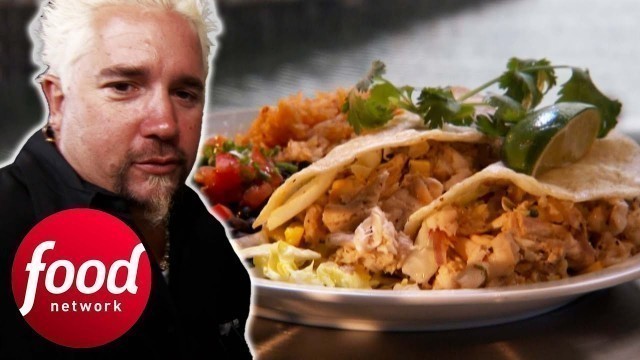 'Guy Needs To LAY DOWN After Eating An Entire DELICIOUS Fish Taco | Diners Drive-Ins & Dives'